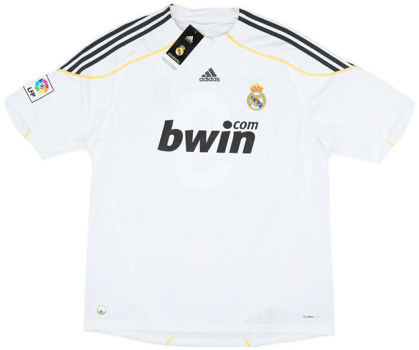 Camisa Retrô Real Madrid I Home Adidas 2009/10 Masculino Branco RONALDO #9