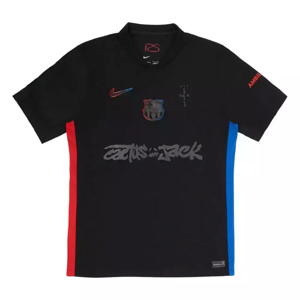 Camisa Barcelona II 2024/25 Torcedor Edição Black Travis Scott