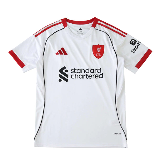 Camisa Liverpool II Away Nike Torcedor 2025/26 Masculino Branca